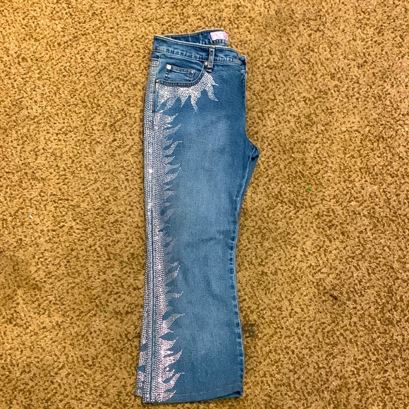 Sassy thai y2k sparkly jeans - Picture 1 of 5